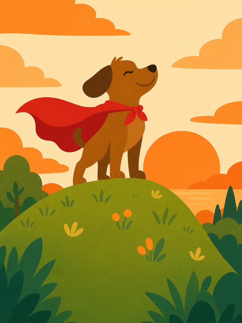 Cover of My Dog, My Hero, a book made with Pickatale Create