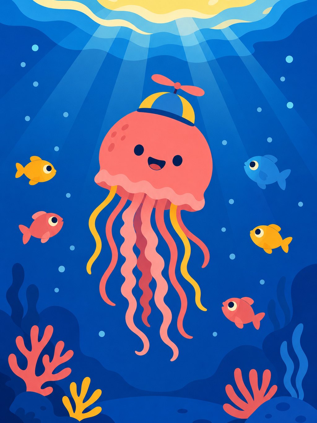 Cover of The Jellyfish Who Wanted to Fly, a book made with Pickatale Create