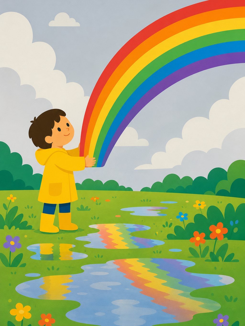 Cover of The Day I Found a Rainbow, a book made with Pickatale Create
