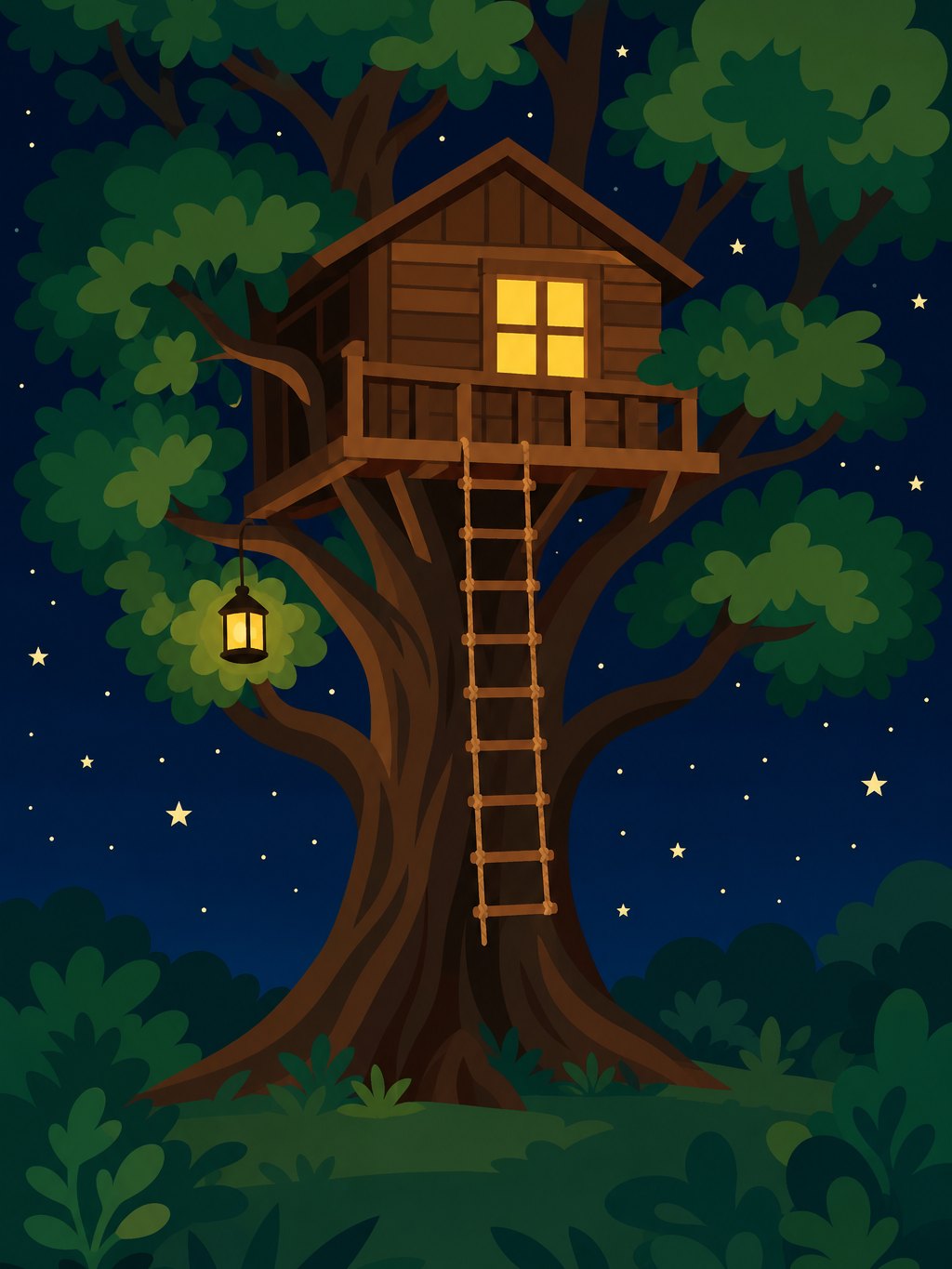 Cover of The Secret Treehouse, a book made with Pickatale Create