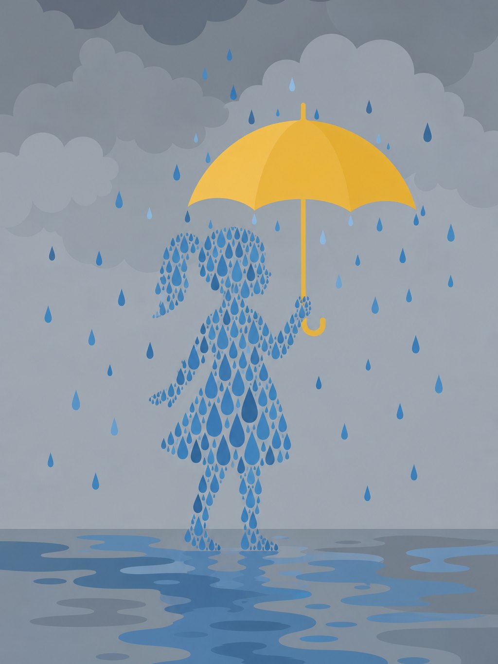 Cover of The Girl Made of Rain