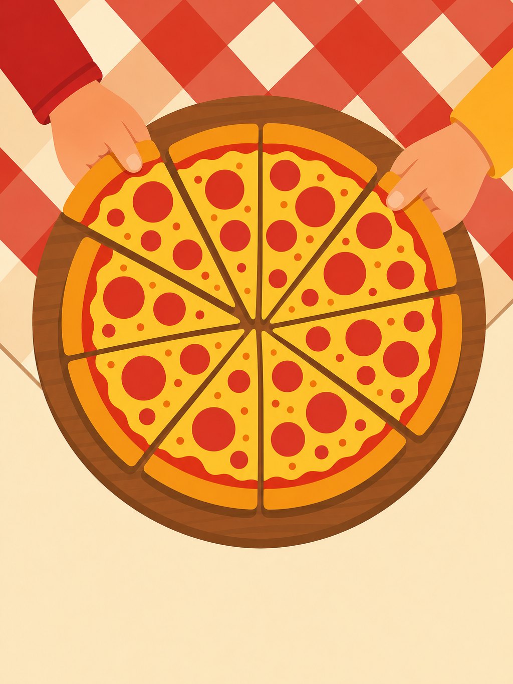 Cover of Sharing the Pizza